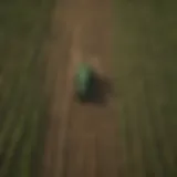 Aerial view of John Deere's impact on Lancaster farmland