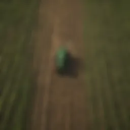 Aerial view of John Deere's impact on Lancaster farmland