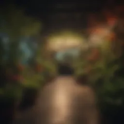 LED bloom lights illuminating a thriving indoor garden