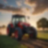 A stunning Martin Tractor working in a lush Aledo field