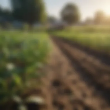 Financial Trends in Leasing Graph showing financial trends in agricultural land leasing