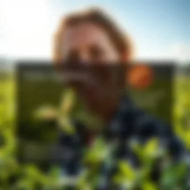 Sustainable Practices with Probiotics Infographic on sustainable agricultural practices using probiotics