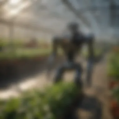 Automated Solutions Enhancing Greenhouse Operations Automated robotic arms in a greenhouse