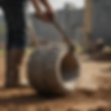 Innovative Design of a Stone Burier Innovative design of a stone burier in action