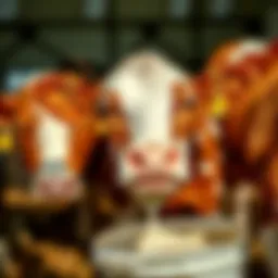 Calf drinking milk replacer from a bucket