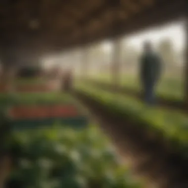 Fostering Community Engagement in Agriculture Community workshop where agricultural knowledge is shared among enthusiasts