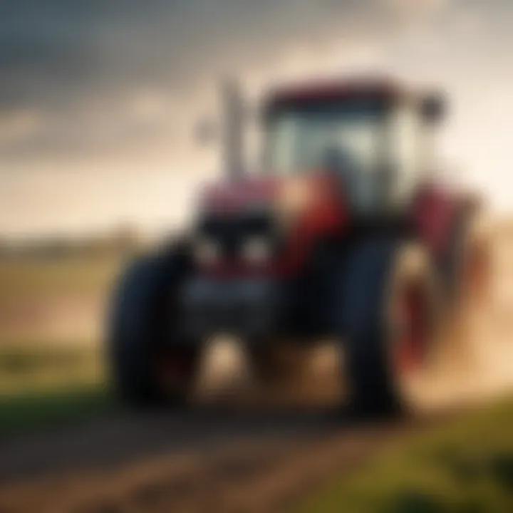 Modern agricultural machinery by Murphy Brothers Tractor in action