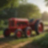 Vintage Murphy Brothers Tractor showcasing agricultural innovation