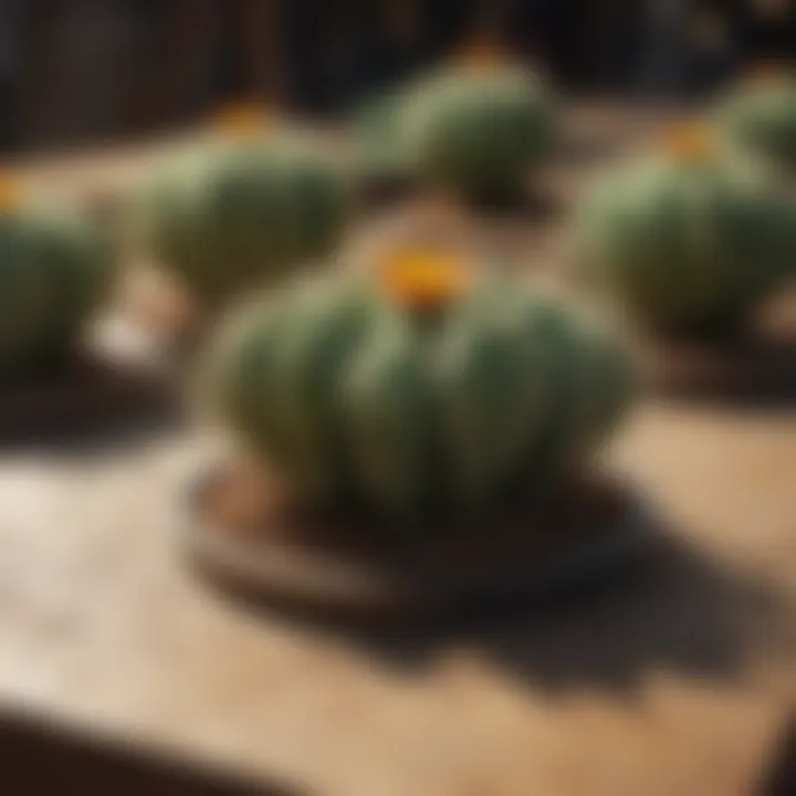 Graph depicting market trends and growth potential of cactus pads.