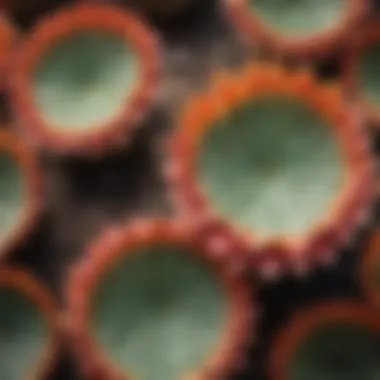 Vibrant cactus pads arranged aesthetically to showcase their unique texture.