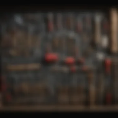 Packout system utilized for gardening tools