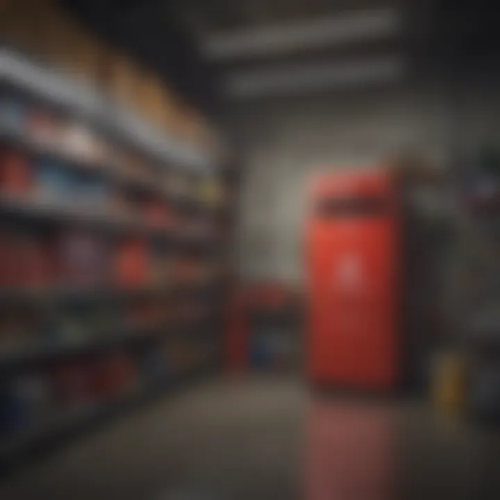 Packout system in a garage setting for general maintenance