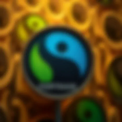Symbol of Fairtrade certification