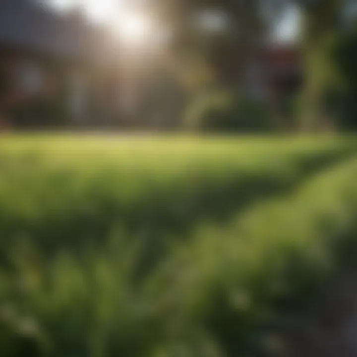 Healthy grass maintenance tips