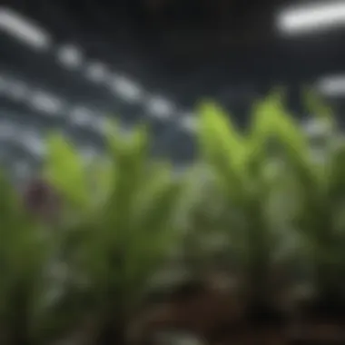 Enhancing Plant Growth with Modern Technology Plants thriving under ultra sun grow lights
