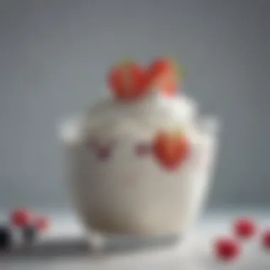 Natural Sweeteners to Elevate Taste A visually appealing display of Greek yogurt enhanced with various natural sweeteners