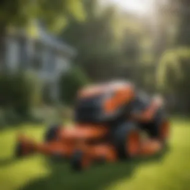 Environmental impact of using zero mowers in landscaping