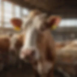 Dairy farm showcasing healthy livestock under Zoetis care