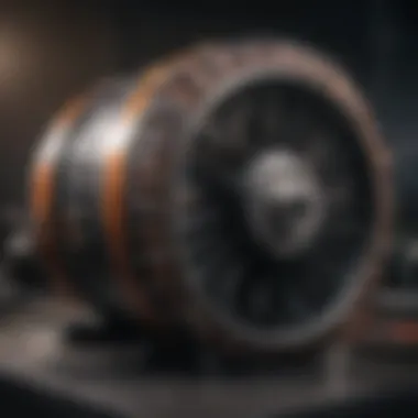 Essential Components of a Fan Motor Fan motor components laid out for installation