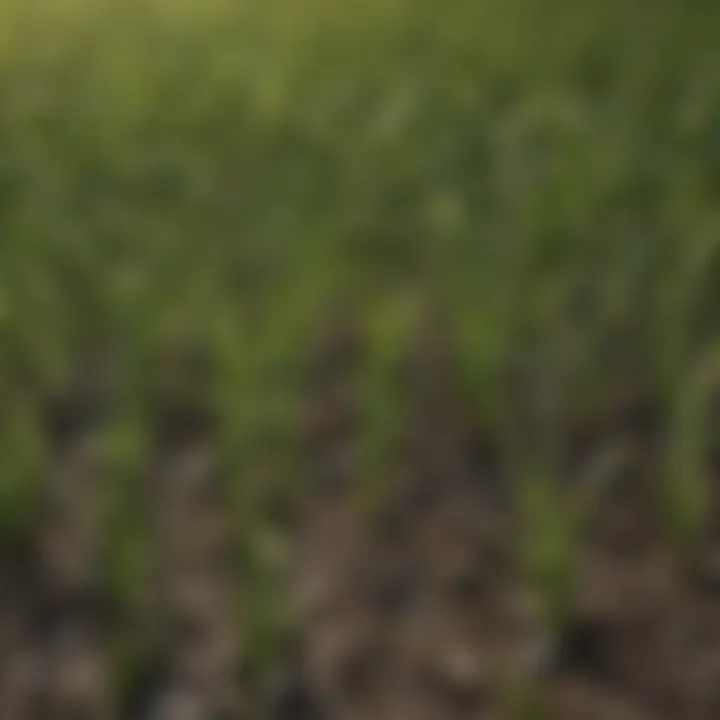 Close-up of high-quality grass seeds ready for use