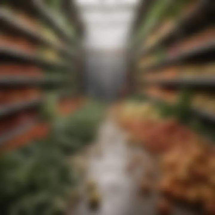 Fresh agricultural produce before and after the freeze drying process