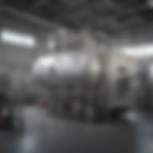 A freeze drying machine in an agricultural setting showcasing its advanced technology