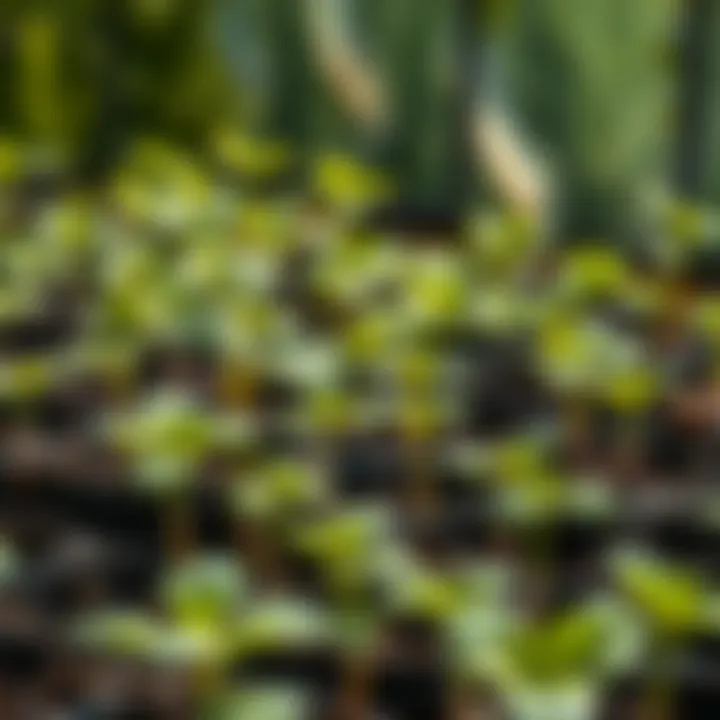 Healthy plants thriving in a pest-controlled environment