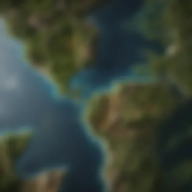 Countries of the Amazon Rainforest Map highlighting the countries encompassing the Amazon Rainforest