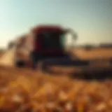 Advanced Harvesting with Gleaner Combines Gleaner combine harvesting crops in a field