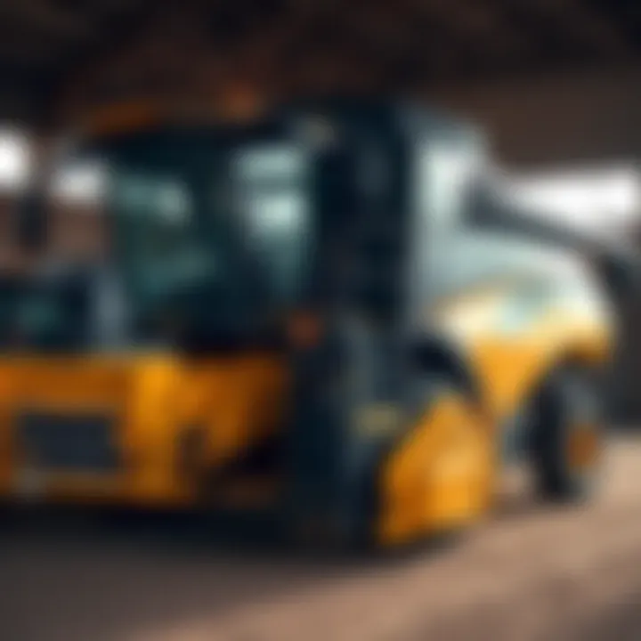 Distinctive Design Features of Gleaner Combines Gleaner combine showcasing unique design elements