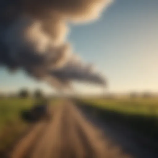 Visual representation of global gas emissions sources