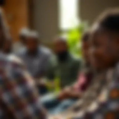 A community meeting focused on agricultural resources