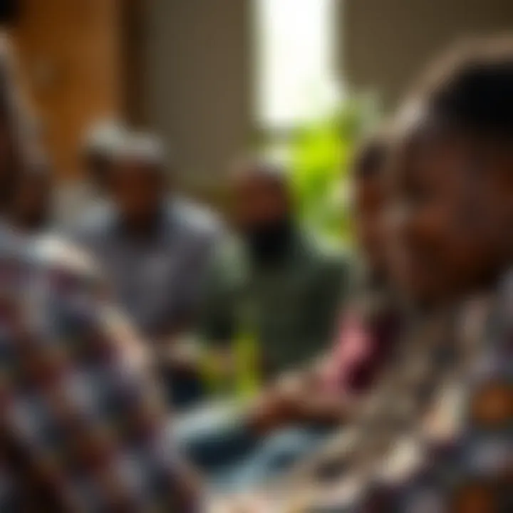 A community meeting focused on agricultural resources