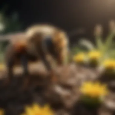 Pollination Role of Ground-Dwelling Bees A visual representation of the role of ground-dwelling bees in pollination