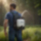 Hudson battery-powered backpack sprayer showcasing ergonomic design