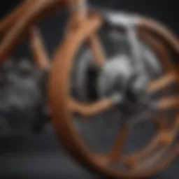 Detailed view of Huffy parts showcasing their design features