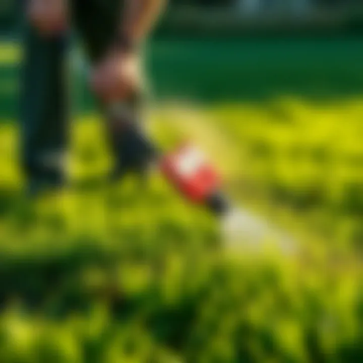 Applying Weed Killer to Bermuda Grass Application of weed killer on Bermuda grass