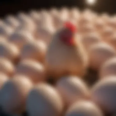 Optimal Temperature for Hatching Diagram showing optimal temperature range for chicken egg incubation.