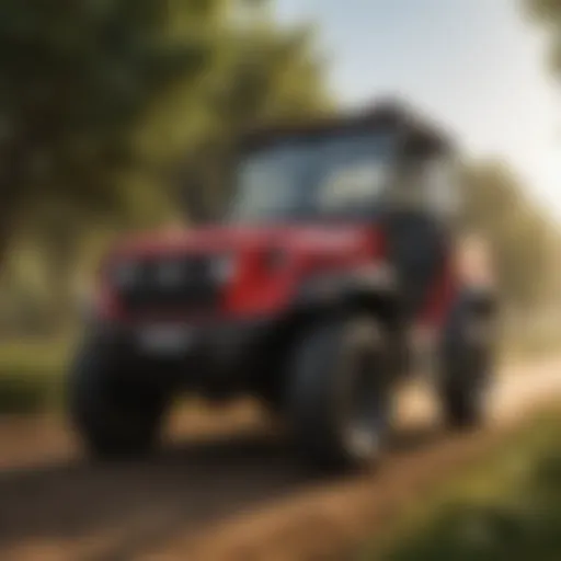 Mahindra Max showcasing robust design