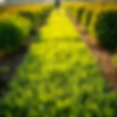 Lush Marathon Sod in a Vibrant Landscape Healthy, lush marathon sod thriving in a vibrant landscape