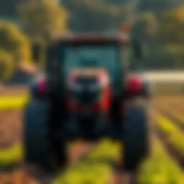 Advanced Tractor Technology for Efficient Farming Modern tractor technology enhancing agricultural productivity