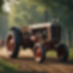 Historical overview of Mordt tractors showcasing design evolution