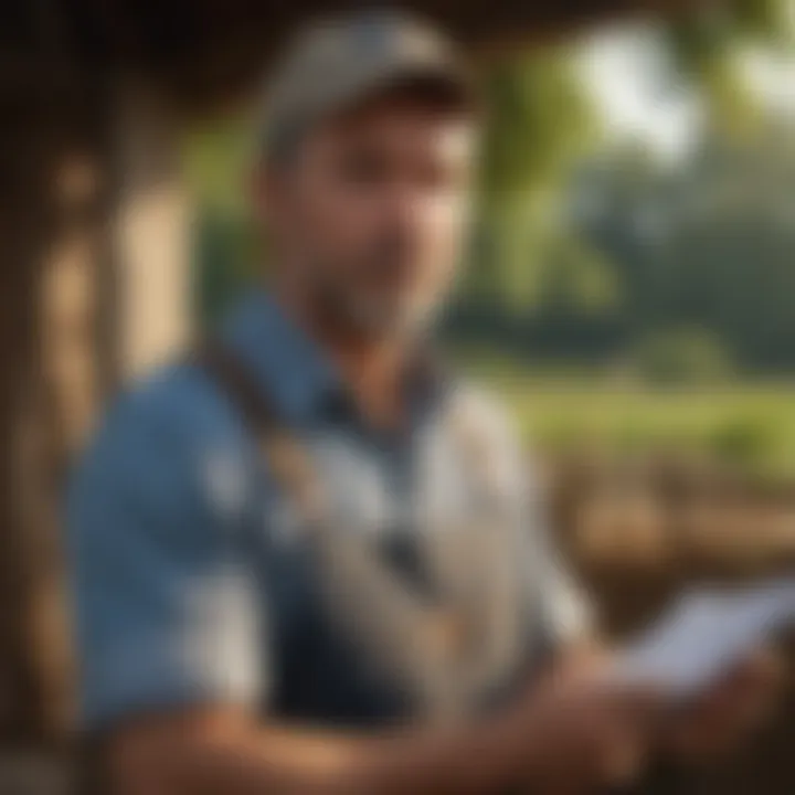A checklist of eligibility requirements for farmer loans