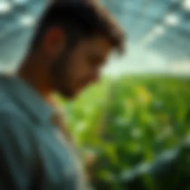 Nutrient Analysis in Crops Visual representation of nutrient analysis in crops