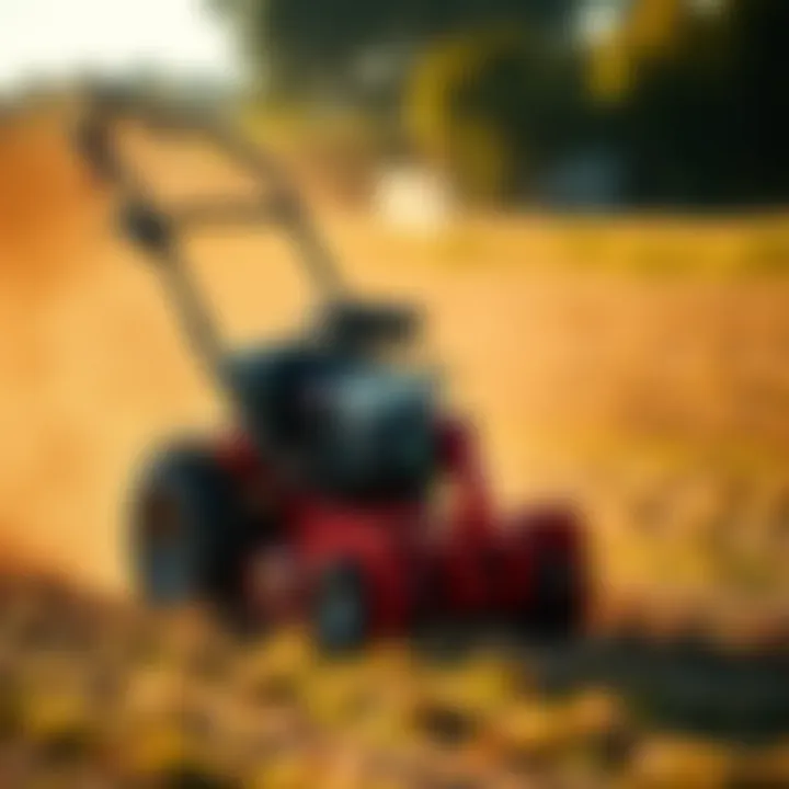 Offset Brush Hog in Action Demonstration of an offset brush hog in action on a field