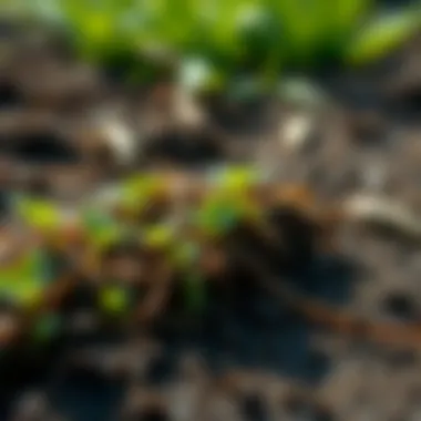 Enhancing Soil Health with Seaweed Fertilizers Visual representation of soil health improvement using seaweed fertilizers