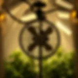 Oscillating fan in a grow tent promoting airflow