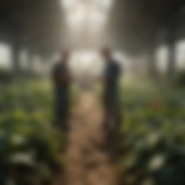 Farmers collaborating for compliance in organic practices