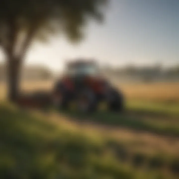 Illustration of environmental impact considerations in pasture management