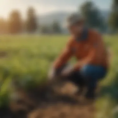 Implementing Cultural Practices for Effective Pest Control Cultural practices in agriculture showcased in a vibrant field